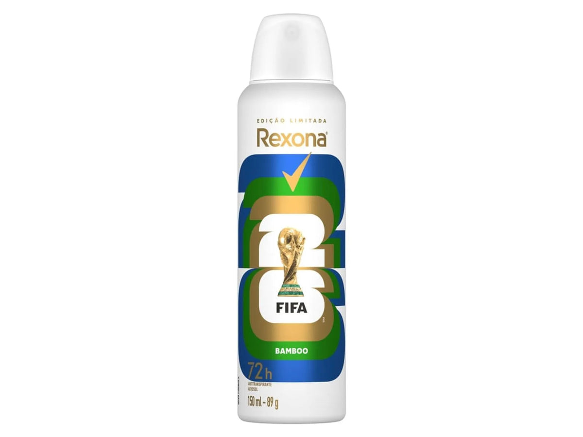 Desodorante Antitranspirante Aerosol Rexona Feminino Bamboo 72h 150ml