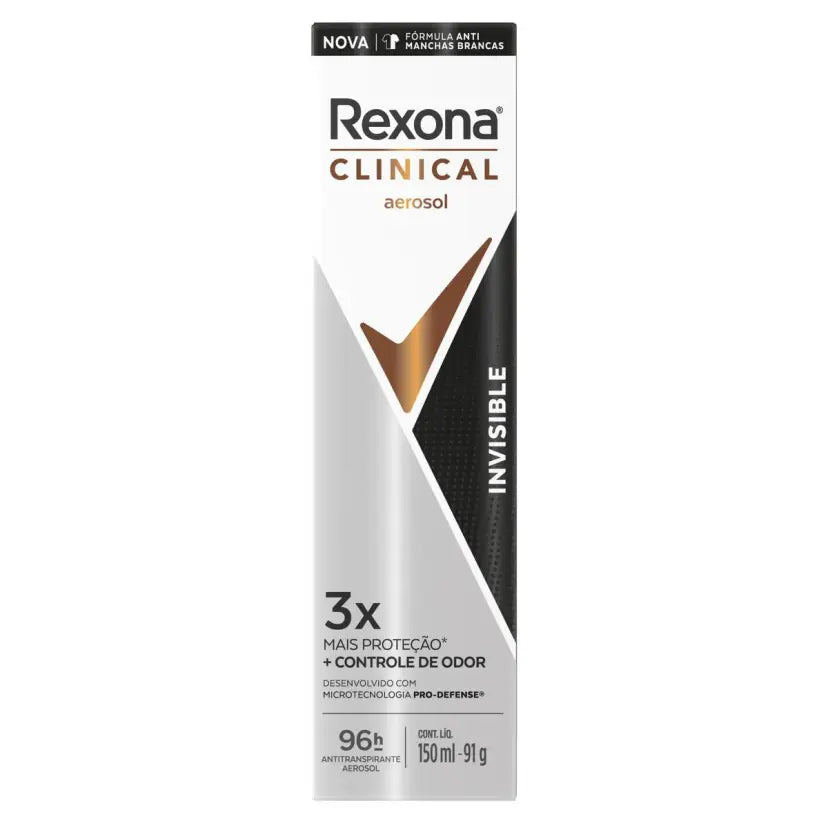 DESODORANTE REXONA CLINICAL INVISIBLE