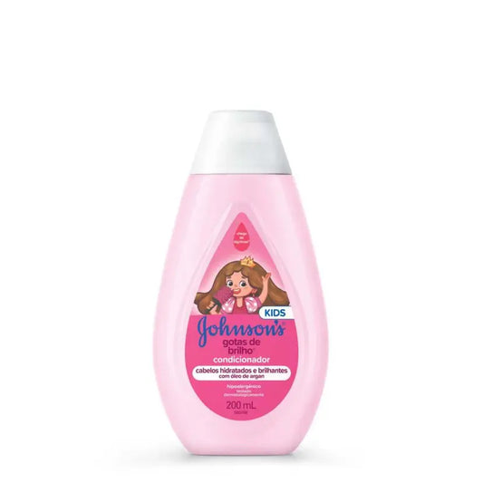 Condicionador Infantil Johnson's Gotas de Brilho com 200ml