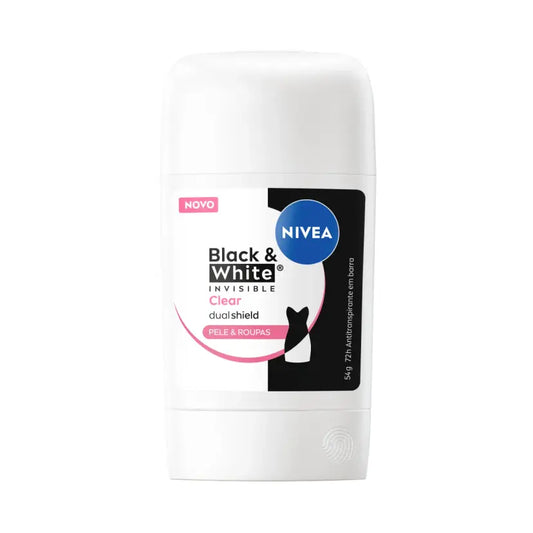 DESODORANTE NIVEA BARRA B&W CLEAR