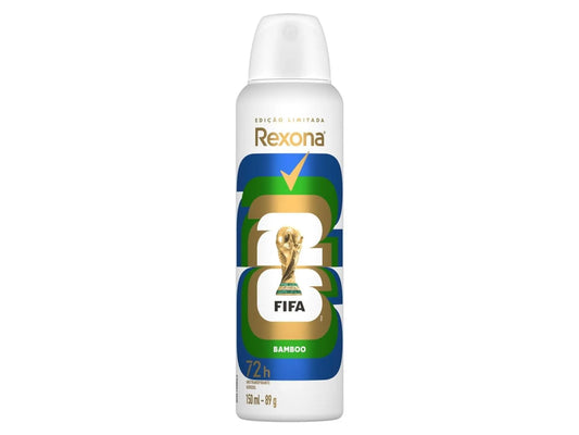 Desodorante Antitranspirante Aerosol Rexona Feminino Bamboo 72h 150ml