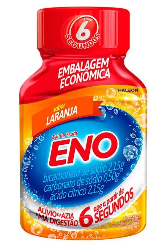 Sal de Fruta Eno Sabor Laranja 100g