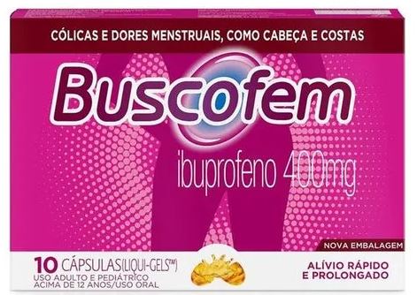 BUSCOFEM GIRL 200MG 10 CAPS.