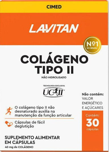 LAVITAN COLAGENO TIPO II COM 30 COMP