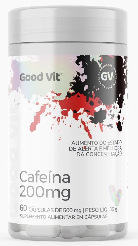 Good Vit Cafeína 200mg 60 Cápsulas
