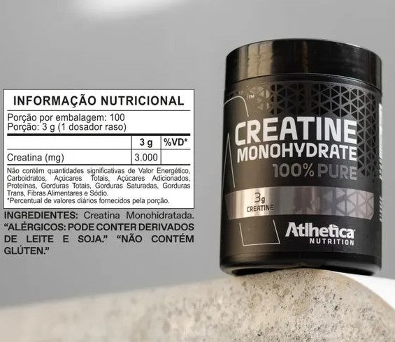 Creatina 100% pura 300g - Atlhetica Nutrition