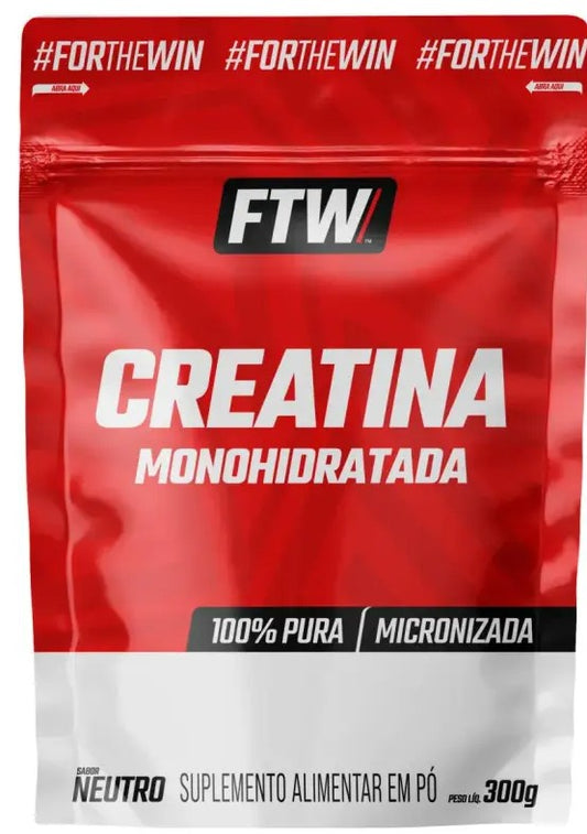 CREATINA MONOHIDRATADA 100% PURA FTW 300G REFIL