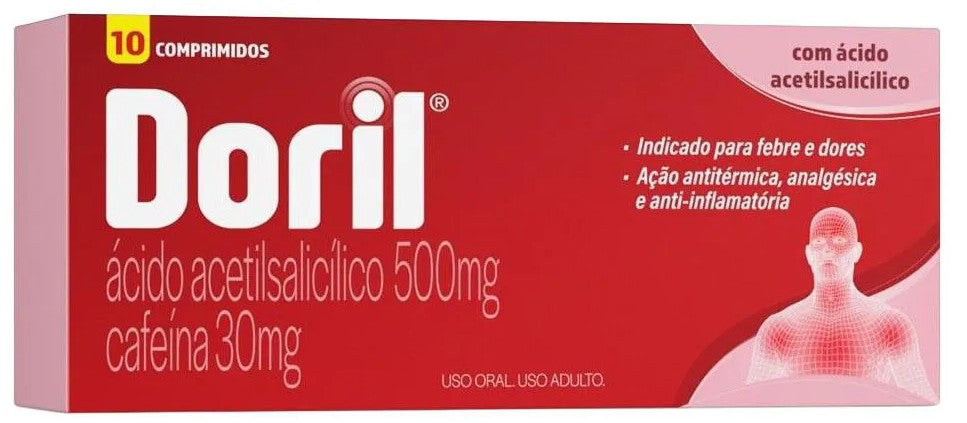 DORIL 500MG + 30MG 10 COMP.