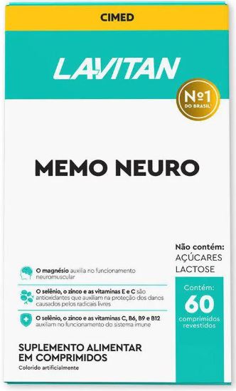 POLIVITAMÍNICO LAVITAN MEMORIA 60 COMP. REV.
