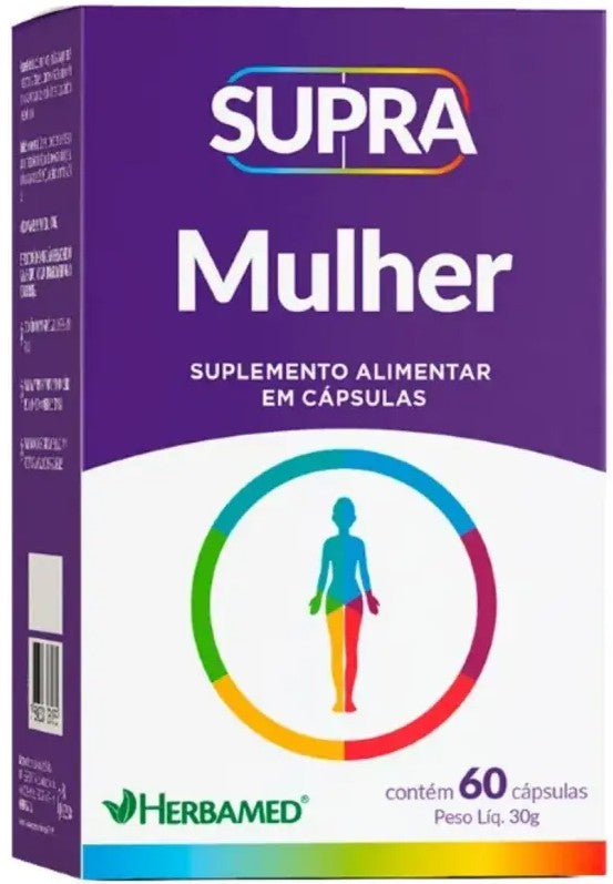 POLIVITAMINICO HERBAMED SUPRA MULHER 60 CAP